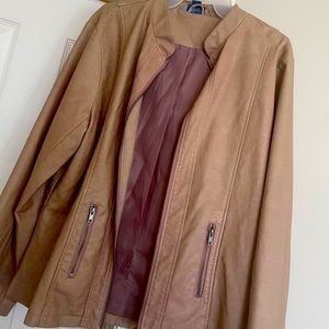 Faux Leather Jacket